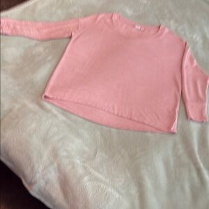 GAP Pink long Sleeve Boxy Sweatshirt